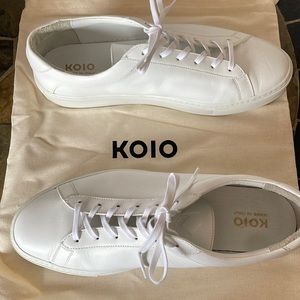 KOIO mens white sneaker
